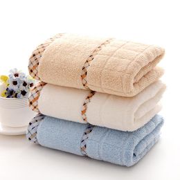 Towel 3PCS 35*75cm Solid Cotton Hand Towels,Plaid Brand Decorative Face Bathroom Towels,Bulk Price Top Quality Terry Towels