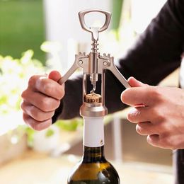 Metal Openers Wine Corkscrew Corkscrew Stainless Steel Beer Cap Key Chain Outdoor Corkscrews Kitchen Tools