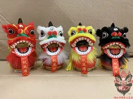 Mascot doll costume Lion Dance Lion Dance Decoration Creative Home Furnishing Lion Head Drum Jewellery Gift Home Decoration