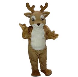 Adult cute High Quality Cute Deer Mascot Costume Fancy Dress Party Outfit