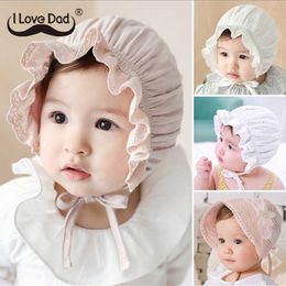 Lace Newborn Baby Hat Cute Cotton Kids Baby Girl Hat Cap Princess Infant Toddler Baby Bonnet Girls Summer Sun Hat Gifts