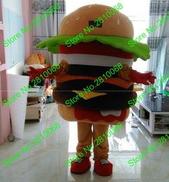 Mascot doll costume Syflyno High quality EVA Material Hamburgers Mascot Costumes Halloween Birthday party cartoon Apparel 551