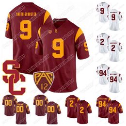 C202 USC Trojans Pac-12 9 Smith-Schuster 94 Leonard Williams 2 Adoree' Jackson 43 Troy Polamalu 14 Sam Darnold NCAA Football Jersey