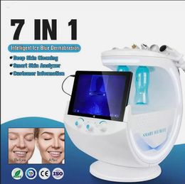 Portable Hydra oxygen jet facial dermabrasion skin face analysis tightening and lifting Ultrasonic RF Aqua Scrubber Anti-wrinkle cleaning Equipment