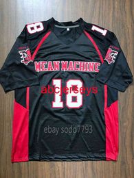 Mit Stitched Custom Paul Crewe #18 The Longest Yard Football Jersey Mean Machine Sandler Men Women Youth XS-6XL