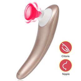 Tongue Clit Sucking Vibrator Breast Massager Clitoris Vagina Stimulator Adult Products sexy Toys for Women Nipple Sucker