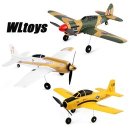 WLtoys A220 A210 A260 2.4G 4Ch 6G3D Stunt Plane Six Axis Fighter RC Aeroplane Electric Glider Unmanned Aircraft Outdoor Toy 220628