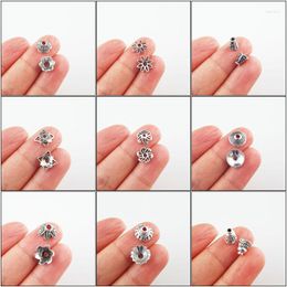 Beads Other Fashion Flower Cone Star Square Connectors Tibetan Silver Plated End Bead CapsOther