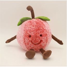 Watermelon Plush Stuffed Toys Cute Fruit Cushion Pillow Kawaii Cartoon Plant Shaped Comfort Toy Gifts 220707