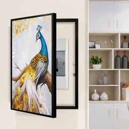 Peintures 50 cm Décoration peinture de mètre Box Home Living Room Picture Affiche avec canne