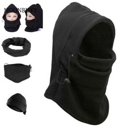 Berets Winter Outdoor Cold Thickening Lei Feng Hat Men And Women Ear Protection Warm Cotton Mask Nose Cap