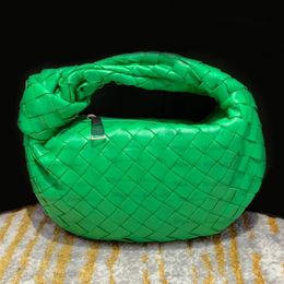 Cowhide MINI Jodi Bag Women Knot clutch bag Leather weaving Jode Bags Luxury Designer Weave Handbag Brand Hobo Knit Tote Wallet Lady Handbags Multiple colors