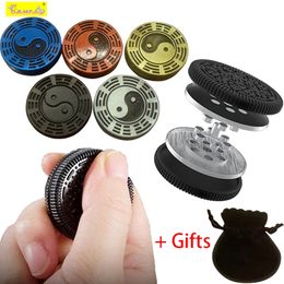 EDC Fidget Coin Spinner Decompression Toy Magnetic Autism Sensory Toys Pop Gyroscope ing for Adults Children 220616