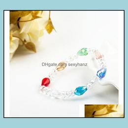 Charm Bracelets Bangle Fashion Jewellery Crystal For Party Best Friend Gift Bracelet Drop Del Sexyhanz Dhjbq