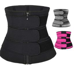 SEXY Corset And Waist Cincher Bustiers Top Breasted Workout Corselet Corsets Tops Zipper Lingerie Slimming Belt 220617