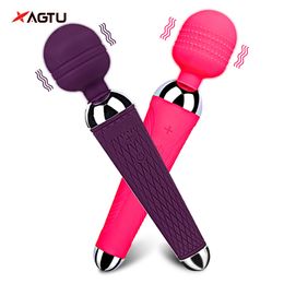Powerful Clitoris Vibrator USB Recharge Magic Wand AV Dildos Massager sexyual Wellness Erotic Goods sexy Toys for Women Adult 18