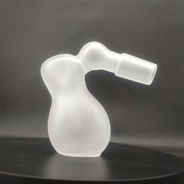 45 Degress 14mm Glass Pipe Accessories Cute Gourd Shaped Thick Glass Bong Bowl
