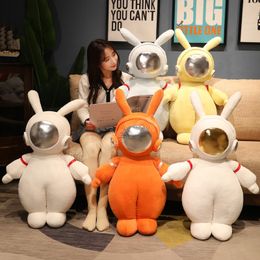 60/85cm Kawaii Space Rabbit Plush Toy Cute Soft Stuffed Animals Rabbit Astronaut Home Decor For Children Baby Appease Toys Gift