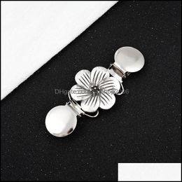 Tie Clips Cufflinks Clasps Tacks Jewellery Flowers Scarf Shawl Sweater Shirt Coat Vintage Fashion Gift For Mother Aunt Grandma Girl Friend