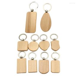 Keychains Pieces Blank Key Chain Keychain Rings Bag Hanging DIY Pendant Handmade For Crafts Painting EngravingKeychains Emel22