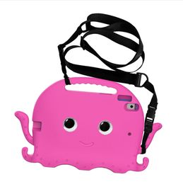 Octopus Kids Tablet PC Cases & Bags Safe Soft EVA Light Foam Weight Shock Proof Handle Case For iPad Pro 10.5 10.2 mini 6 Samsung Galaxy TAB A7 Lite T500 s6