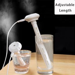 USB Mini Ultrasonic Air Humidifier LED Lamp USB Essential Oil Diffuser Car Purifier Aroma Anion Mist Maker With Romantic Light 220727