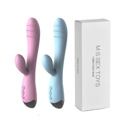 10-Frequency Female Silicone Vibrator Clitoral Massage G-Spot Stimulation Av Stick Silent Masturbation Device Adult sexy Toys