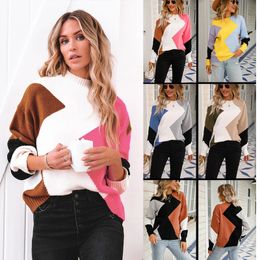 2022 Winter Pullover Women's Sweater Long Sleeve Round Neck High-end Street Large Sweater