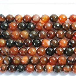 Other Natural Dream Stone Agat Carnelian Onyx 6mm 8mm 10mm 12mm Faceted Round Loose Beads Making Gift A23 Edwi22