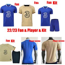 PULISIC MOUNT CFC 2022 2023 soccer jersey Chelsc football uniform 22 23 shirt Fan Player version HAVERTZ ZIYECH JORGINHO Men kid kit KANTE CHILWELL