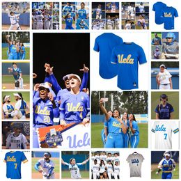 NEWCollege Baseball Wears Custom UCLA Bruins Softball Baseball Stitched Jersey 97 Delanie Wisz 00 Rachel Garcia 10 Malia Quarles 24 Taylor S