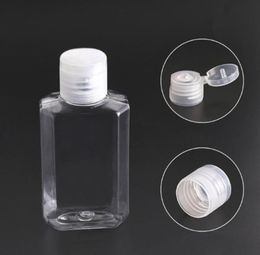 30ml 60ml Containers bottle Empty PET Plastic Bottle with Flip Cap Reusable Containers