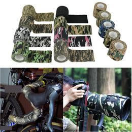 4.5mX5cm Outdoor Duct Camouflage Tape Disguise Elastoplast Camouflage Elastic Wrap Self Adhesive Car Decor Accessories