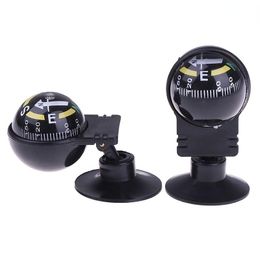 Outdoor Gadgets Piece Mini Black Flexible Navigation Plastic Housing Ball Compass Dashboard Boat Truck Suction Bag CompassOutdoor