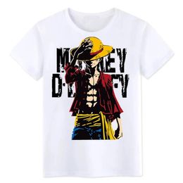 Cute Unicorn One Piece Luffy T shirt casual tshirt homme O neck streetwear man t-shirt boys clothes anime summer top tees183m