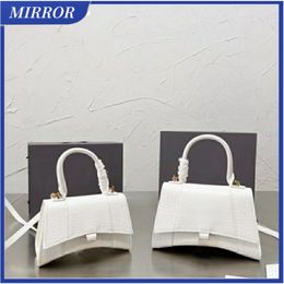 MIRROR Fashion Bag Women Handbag High Quality Luxury Designer Bags White Black Leather Embroidery Multicolor Single Shoulder Large Capacity Bucket Handbag