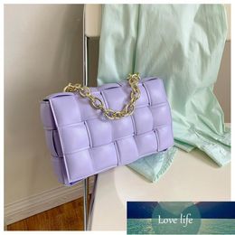 Fashion Evening Bags Designer High Quality Handbag Chain Shoulder Luxury Female Lady Weave Flap Bag