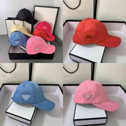 9 Color Baseball Cap Designers Triangle s Womens Mens Fashion Fitted Hat Women Luxurys p Sport Casquette Visors D2205073z r5