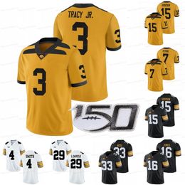 A3740 IOWA Hawkeyes Football Jersey NCAA College Tyler Goodson T.J. Hockenson Josh Jackson Spencer Petras Micah Hyde LeShun Daniels Jr. C.J.