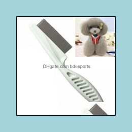 Other Pet Supplies Home Garden Dog Brush Puppy Dogs Cat Hair Flea Comb Stainless Pin Cleaning Tools Drop Delivery 2021 Lwyfu