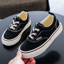 Children Low-top Canvas Shoes Spring Autumn Toddler Baby Soft Sneakers Girls Boys Fashion Athletic Shoes Kids Sports Running Shoe