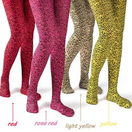 Socks & Hosiery Spring Fashion Wild Leopard Print Women's Pantyhose 4 Colors Thin Breathable Anti-Hook Polyester Personality Sexy Tights