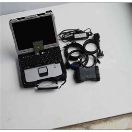 MB Star C6 SD C6 Tool VCI Diagnose with DOIP V12.2023 X-entry DAS Used Diagnostic laptop CF-30 for Auto Scanner Programming