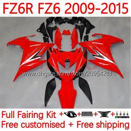 Fairings Kit For YAMAHA FZ6N FZ6 FZ 6R 6N 6 R N 600 09-15 Bodywork 31No.12 FZ-6R FZ600 FZ6R 09 10 11 12 13 14 15 FZ-6N 2009 2010 2011 2012 2013 2014 2015 OEM Body Glossy red