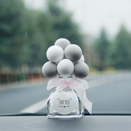 Car Perfume Bottle Decoration Balloon Romantic Centre Control Instrument Panel Cute Cartoon Girl Interior Decoration Supplies