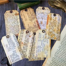 Gift Wrap Vintage English Chapter TAG TN Material DIY Scrapbooking Junk Journal Base Collage Happy Plan Decoration MaterialGift