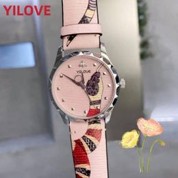 Top Brand Womens 38mm Watch Luxury Green Blue Pink Genuine Leather Strap Clock Quartz Classic Waterproof All Dial Working Famous Stopwatch Gifts Wristwatch