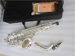 Alto Sax eb Saxophone Mark Silvering Performance آلة موسيقية ساكس مع إكسسوارات الحالة