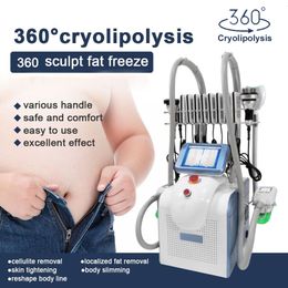 Criolipolisis Fat Freezing Machine 360 Cryo Therapy Cryotherapy Slimming Cavitation Rf Reduction Lipo Laser Loss Weight Salon Beauty Machine