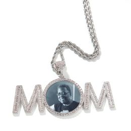 Custom Photo Necklace for Men Women Made Medallion Picture Pendant Hip Hop Jewellery Gift